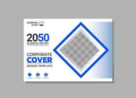 Modern Company horizontal Cover Business vector