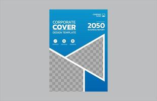 Creative corporate book cover design vector