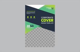 Creative corporate book cover design vector