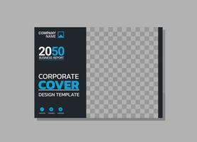 Modern Company horizontal Cover Business vector