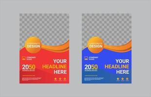 Modern Company Cover Business Template vector