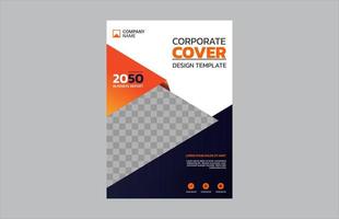 Creative corporate book cover design vector