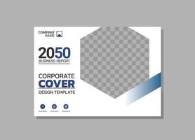 Modern Company horizontal Cover Business vector