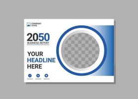 Modern Company horizontal Cover Business vector