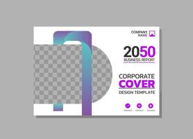 Modern Company horizontal Cover Business vector