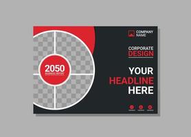 Modern Company horizontal Cover Business vector