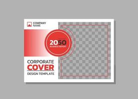 Modern Company horizontal Cover Business vector