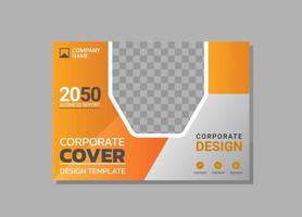 Modern Company horizontal Cover Business vector