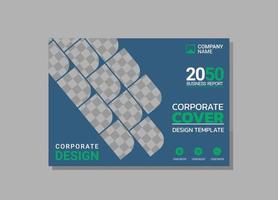 Modern Company horizontal Cover Business vector