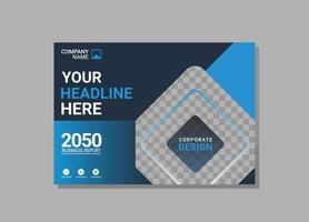 Modern Company horizontal Cover Business vector