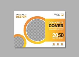 Modern Company horizontal Cover Business vector