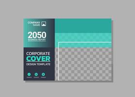 Modern Company horizontal Cover Business vector