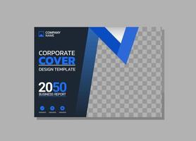 Modern Company horizontal Cover Business vector