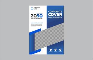 Creative corporate book cover design vector