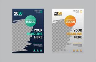 Modern Company Cover Business Template vector