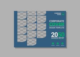 Modern Company horizontal Cover Business vector