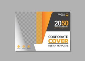 Modern Company horizontal Cover Business vector