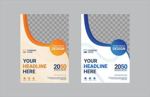 Modern Company Cover Business Template vector