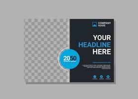 Modern Company horizontal Cover Business vector