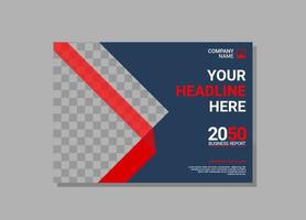 Modern Company horizontal Cover Business vector