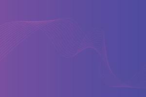 Abstract background with colorful wavy lines. Abstract Blue Purple gradient background design vector