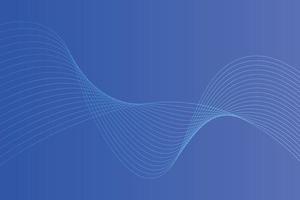 Abstract background with colorful wavy lines. Abstract Blue gradient background design vector