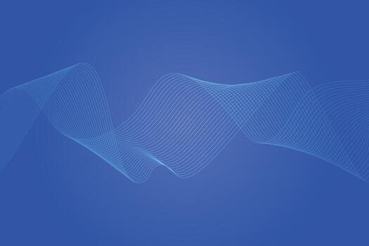 fondo degradado azul de onda de línea abstracta. Fondo abstracto de línea ondulada colorida moderna vector