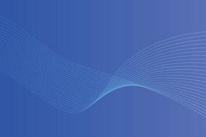 Abstract background with colorful wavy lines. Abstract Blue gradient background design vector