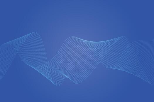 fondo degradado azul de onda de línea abstracta. Fondo abstracto de línea ondulada colorida moderna vector