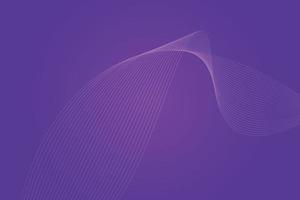 Abstract background with colorful wavy lines. Abstract Purple gradient background design vector