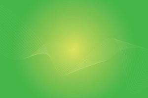 Abstract background with colorful wavy lines. Abstract green yellow gradient background design vector