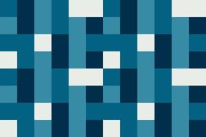 Geometric pattern seamless. Blue color with square and rectangle. Vector illustration.