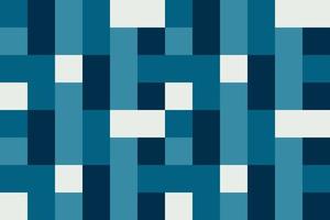 Geometric pattern seamless. Blue color with square and rectangle. Vector illustration.