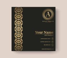 Luxury ornamental logos and business cards template vector