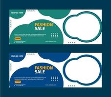 FASHION SALE BANNER TEMPLATE vector