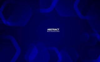 Abstract hexagonal blue technology background vector
