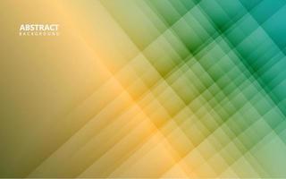 Abstract green and yellow background vector