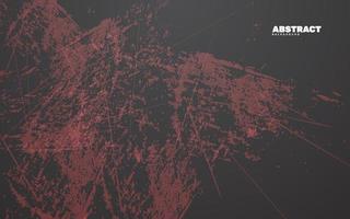 Abstract grunge texture background black and red color background vector