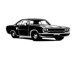 ilustración y vector de muscle car americano