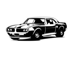 Muscle Car logo template for your company. Vector logo illustration