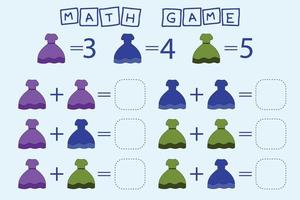 Developing activity for children vector