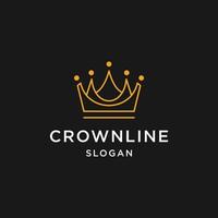 Crown logo icon design template vector