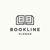 Book logo icon design template vector