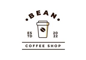 coffee logo, suitable for cafes, coffee shops, and coffee brands. vector