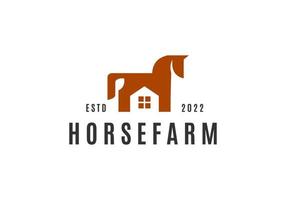 Horse logo, perfect for ranch and more. vector