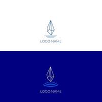 Logo crystal for Business venture. vector