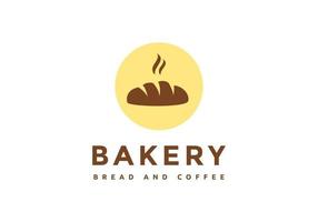 logotipo de pan, perfecto para panaderías, cafés y más. vector