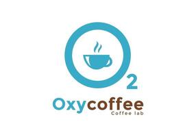 logotipo de café, adecuado para laboratorios de café, cafés y otros. vector