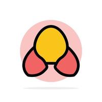 Beach Bikini Clothes Clothing Abstract Circle Background Flat color Icon vector