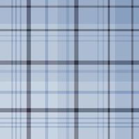 Seamless pattern in discreet cold blue and gray colors for plaid, fabric, textile, clothes, tablecloth and other things. Vector image.